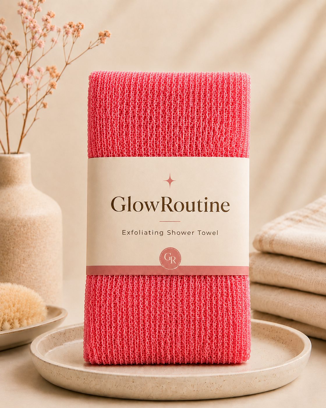 GlowRoutine Exfoliating Shower Towel special offer